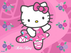 Postal: Hello Kitty bailarina