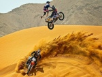 Motocross en el desierto