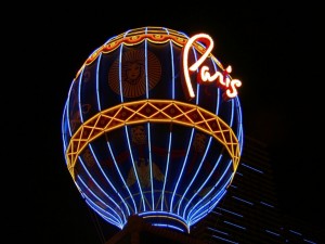 Postal: Hotel París - Las Vegas