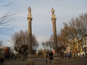 Postal: Alameda de Hércules, en Sevilla, España