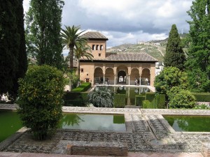Postal: Jardines de la Alhambra