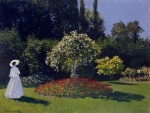 "Mujer en el jardín" de Claude Monet