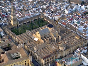 Postal: Mezquita de Córdoba desde el aire (Córdoba, España)