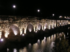 Postal: Puente romano de Mérida, España