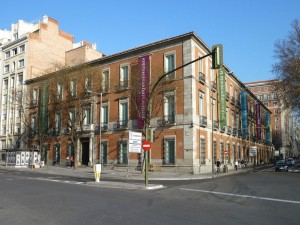 Postal: Vista exterior del Palacio de Villahermosa de Madrid (España)
