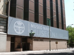 Fachada del Museo Naval de Madrid (España)