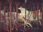 Nastagio degli Onesti, primer episodio (Museo del Prado)