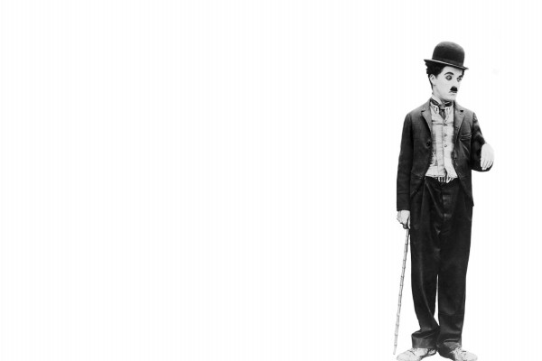 Charles Chaplin con su bastón
