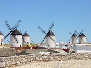 Molinos de viento en Campo de Criptana (España)