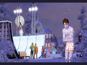 Postal: Los Sims 3. Cuatro estaciones