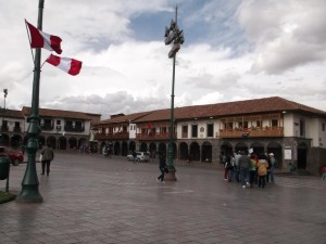 La plaza de armas de Cusco