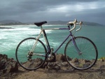 Bicicleta junto al mar