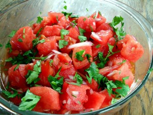 Ensalada sencilla de tomate