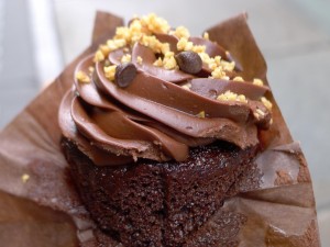 Postal: Cupcake de chocolate