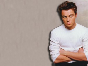 Un muy joven Leonardo Di Caprio