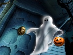 Fantasma en Halloween