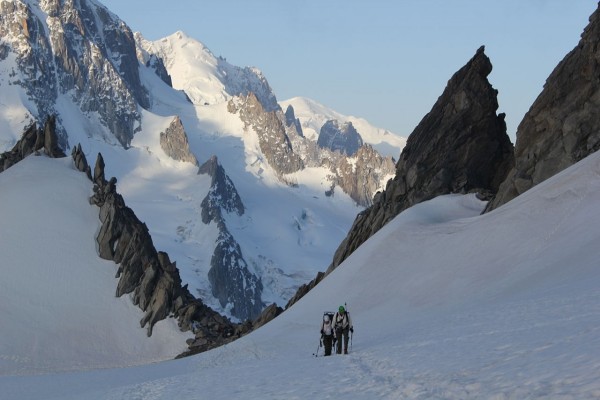 Escalando el glaciar Trient (Suiza)