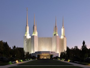 Postal: Templo de Washington D. C.