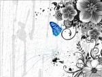 Mariposa azul