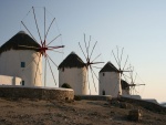 Molinos de viento en Grecia
