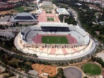 Vista aérea del Estadio Olímpico Lluís Companys