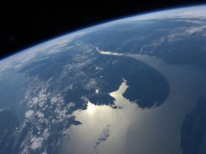 Una zona de la Tierra vista desde el espacio