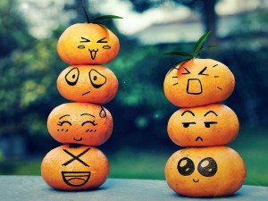 Mandarinas emoticón