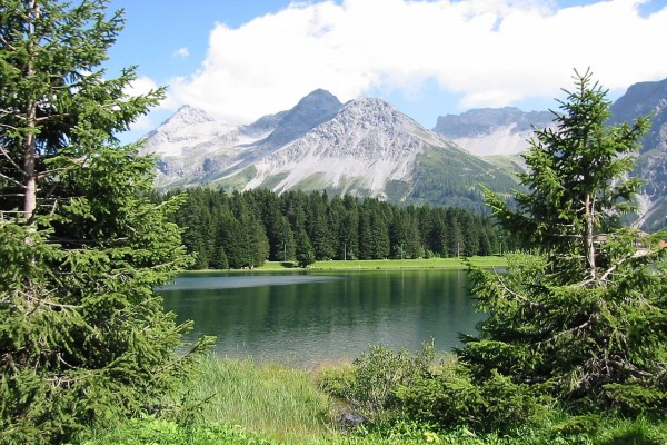 Lago en Arosa (Suiza)