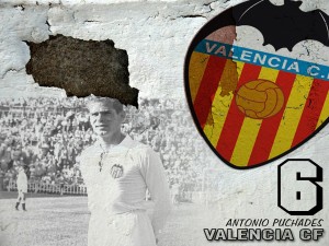 Postal: Valencia C.F. Antonio Puchades 6