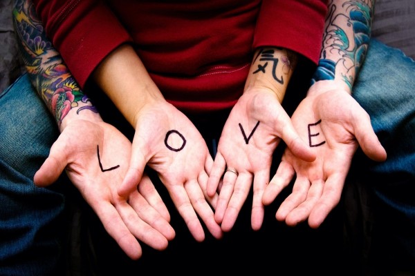 Amor en las palmas de las manos