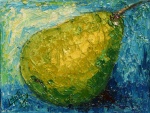 Pintura de una pera