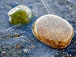 Dos piedras en el agua