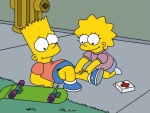Lisa curando a Bart