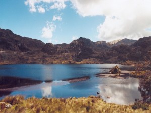 Postal: Lago en el Parque Nacional "El Cajas", Ecuador
