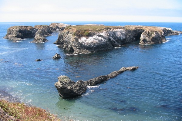 Islas cercanas a Mendocino, California