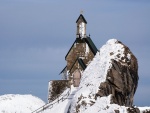 Iglesia en la cumbre de la montaña Wendelstein, Baviera, Alemania