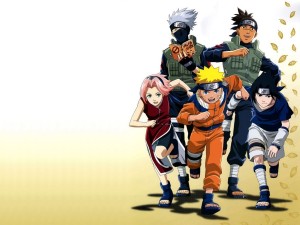 Postal: Personajes de Naruto