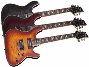 Tres guitarras eléctricas