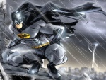 Batman bajo la lluvia
