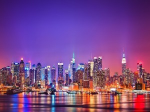 La ciudad de New York vista desde el agua