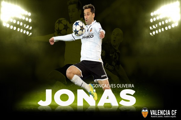 Jonas, jugador del Valencia CF