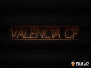 Valencia CF en letras