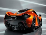 Super deportivo McLaren naranja