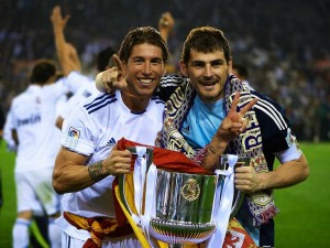 Postal: Iker Casillas y Sergio Ramos