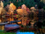 Lago en otoño