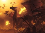 Batalla milenaria con dragones