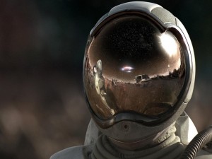 Postal: Astronauta 3D