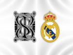 Insignia del Estadio Santiago Bernabeu y Escudo del Real Madrid