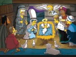 Nacimiento al estilo Simpsons