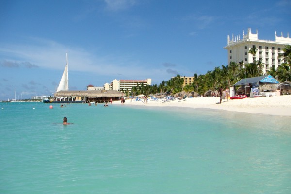 Playa en Aruba